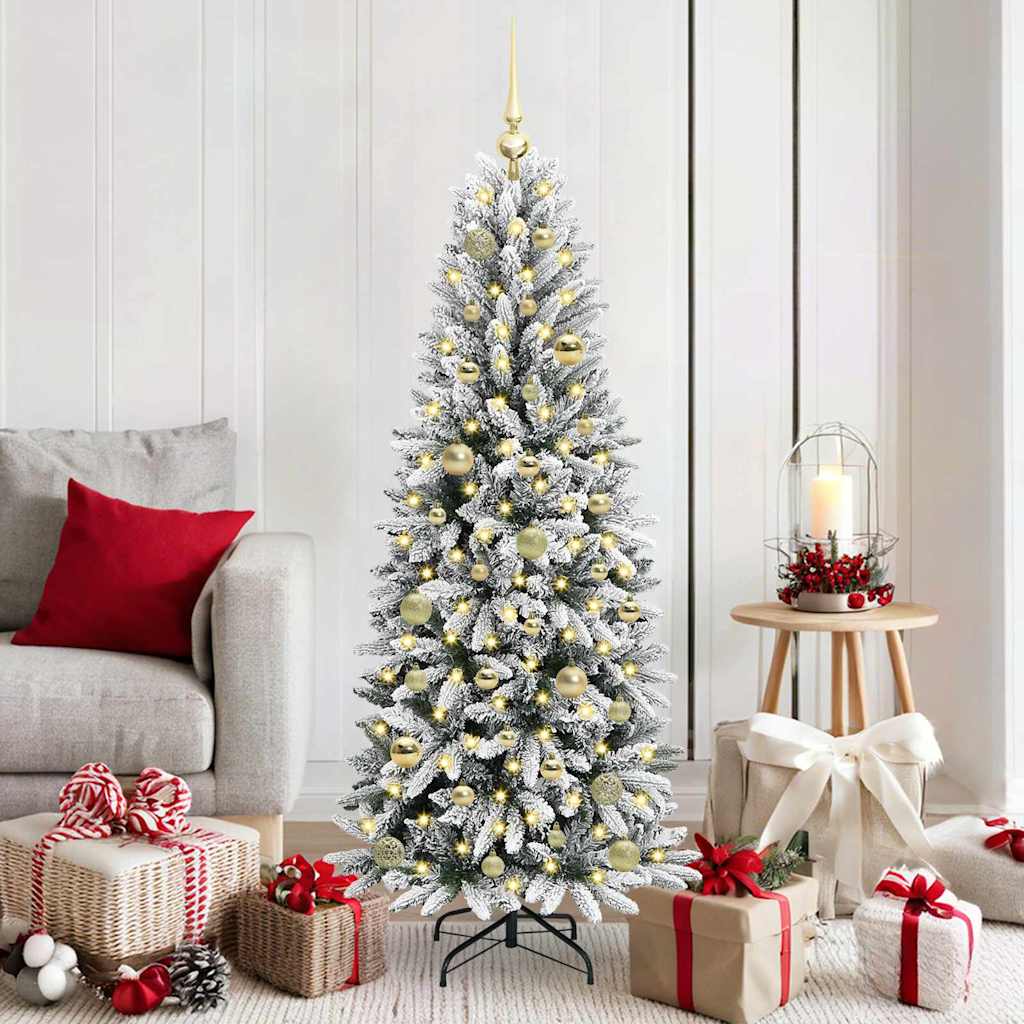 vidaXL Artificial Christmas Tree White 150 cm - 48457
