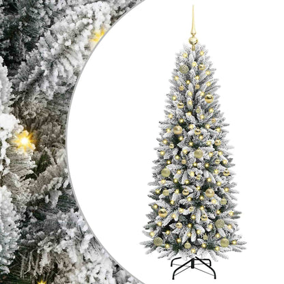 vidaXL Artificial Christmas Tree White 150 cm - 48457
