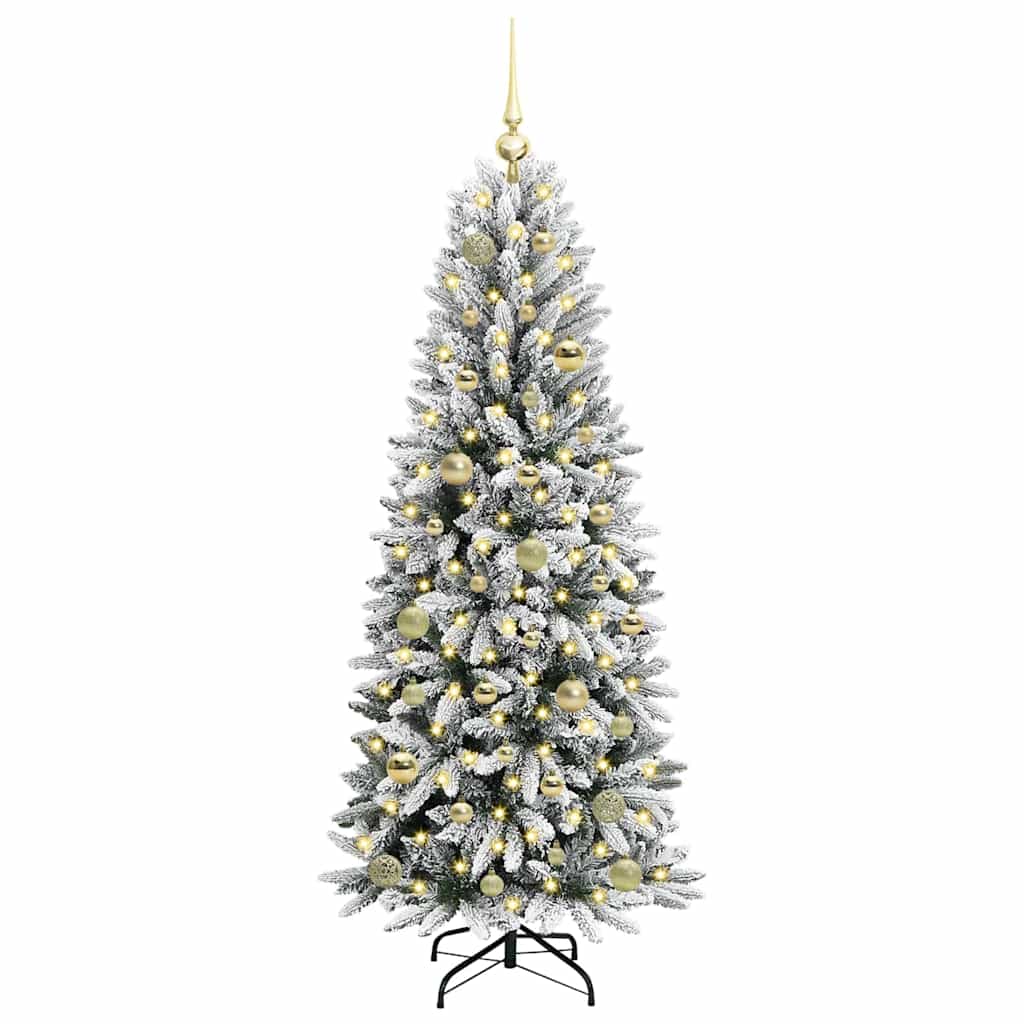 vidaXL Artificial Christmas Tree White 150 cm - 48457