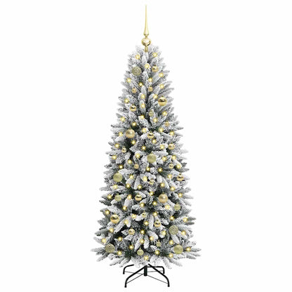vidaXL Artificial Christmas Tree White 150 cm - 48457