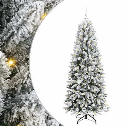 vidaXL Artificial Christmas Tree White 150 cm - 48458