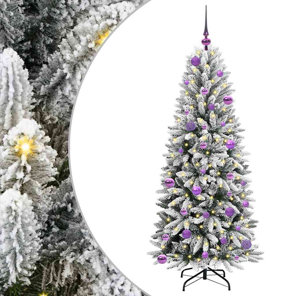 vidaXL Artificial Christmas Tree White 150 cm - 48459