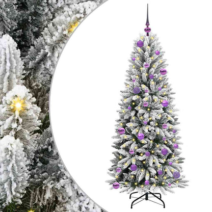 vidaXL Artificial Christmas Tree White 150 cm - 48459