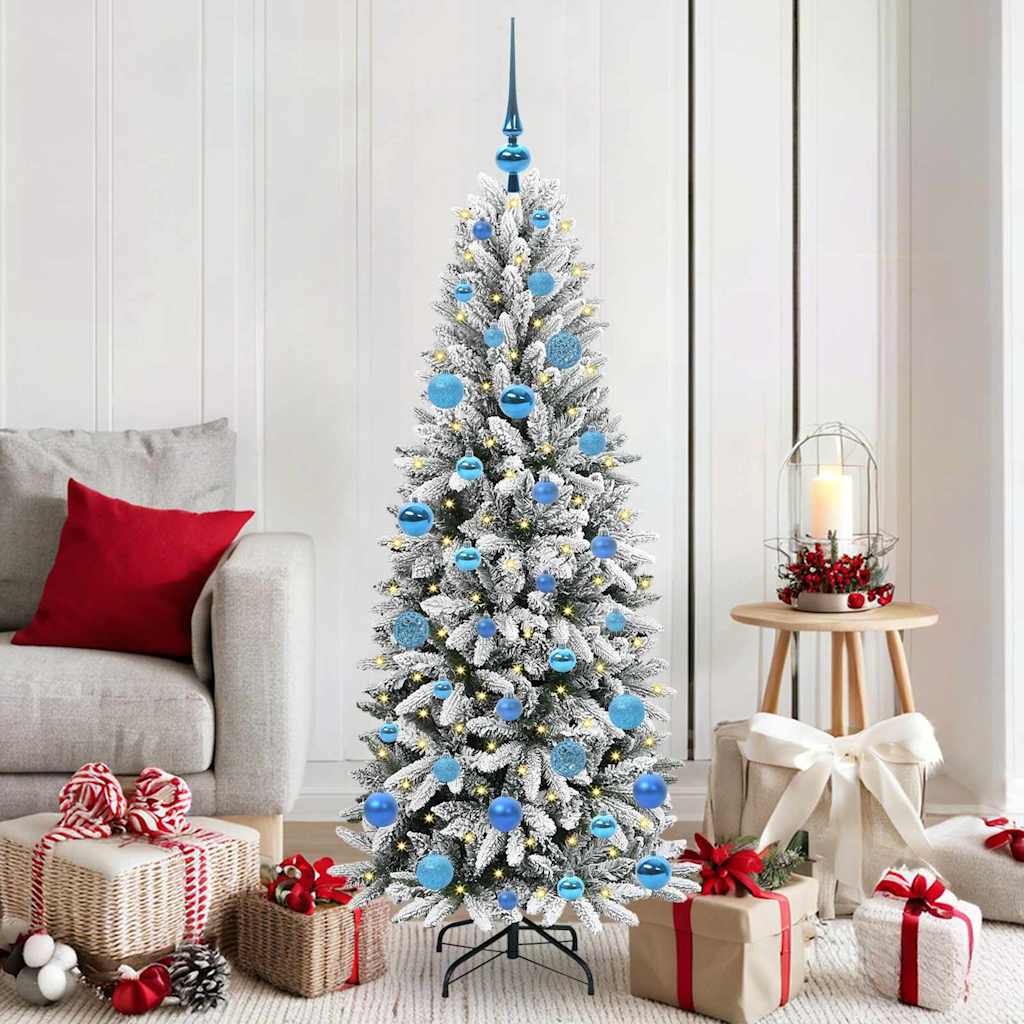 vidaXL Artificial Christmas Tree White 150 cm - 48464