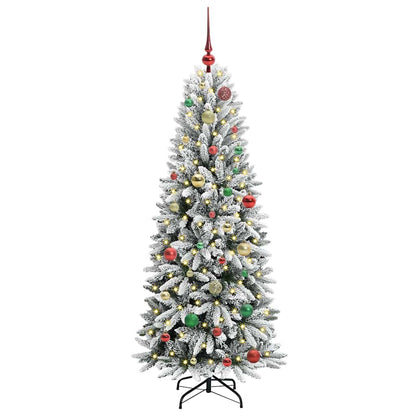 vidaXL Artificial Christmas Tree White 150 cm - 48473