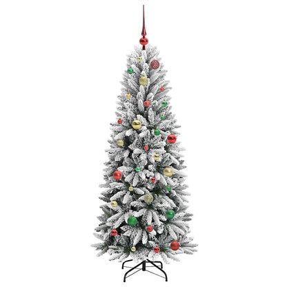 vidaXL Artificial Christmas Tree White 150 cm - 48473