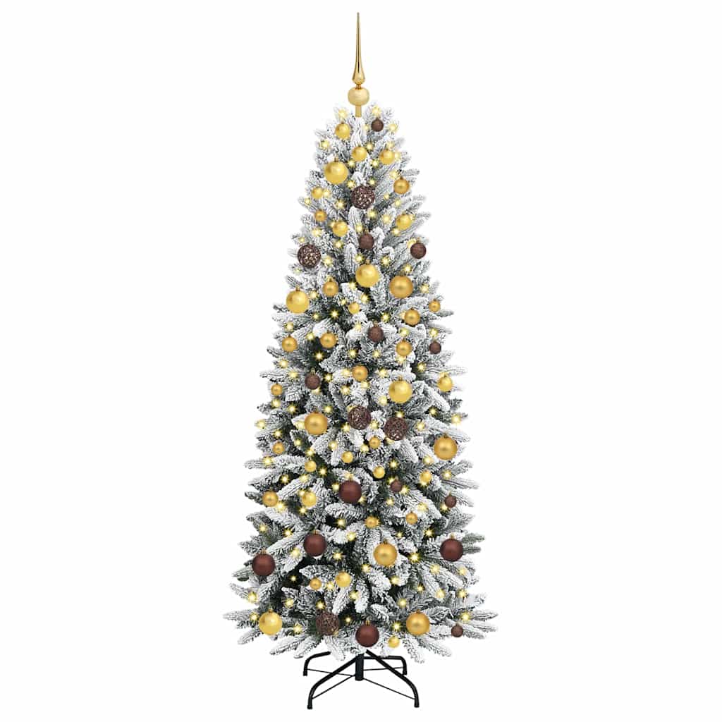 vidaXL Artificial Christmas Tree White 180 cm