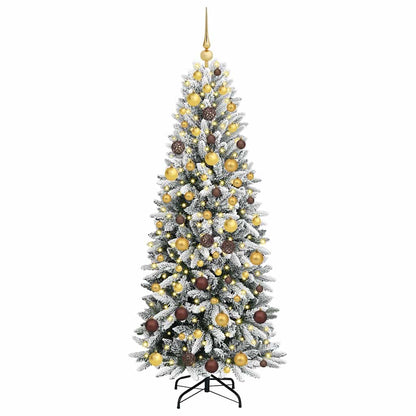 vidaXL Artificial Christmas Tree White 180 cm