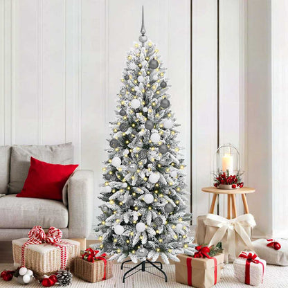 vidaXL Artificial Christmas Tree White 180 cm - 48488