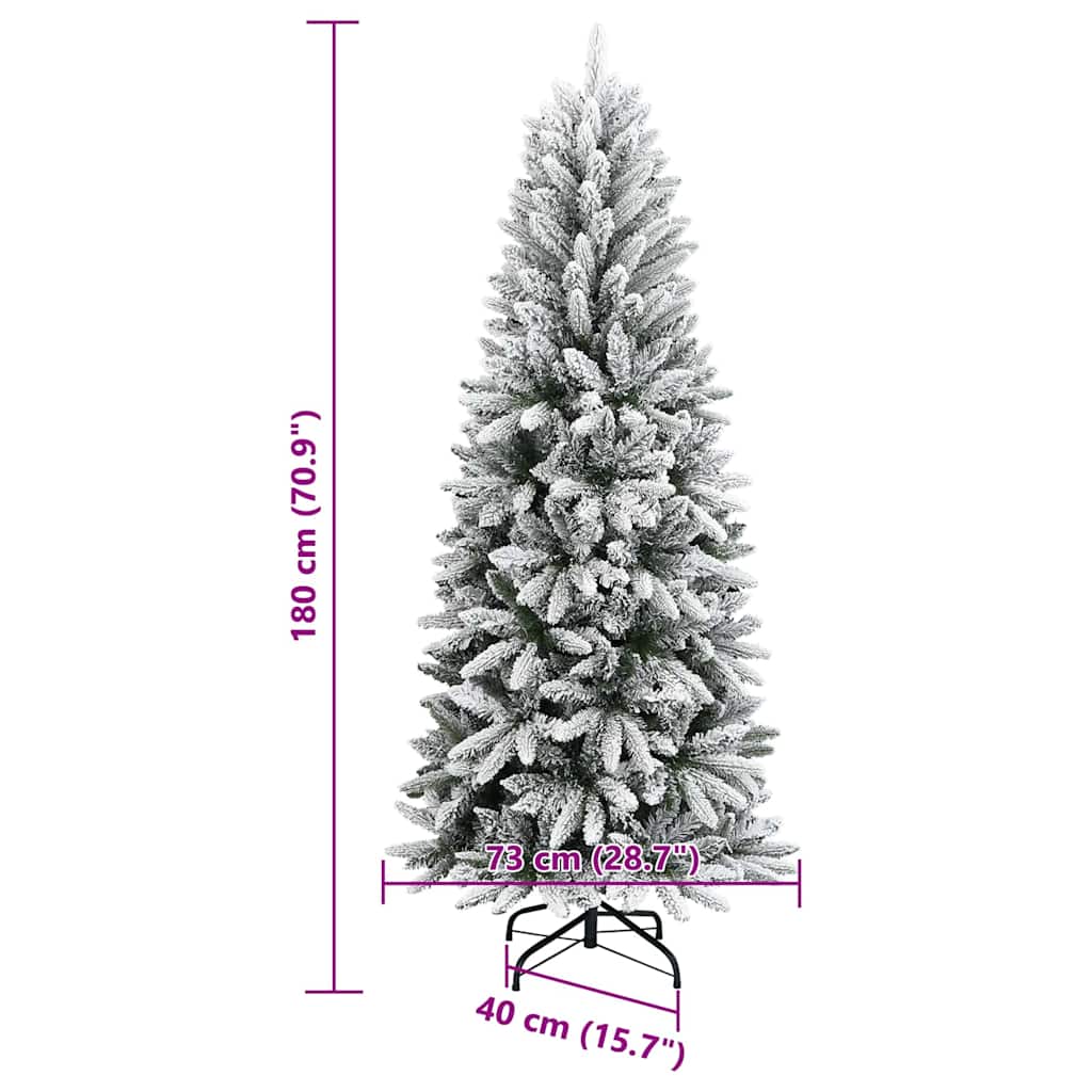 vidaXL Artificial Christmas Tree White 180 cm - 48488