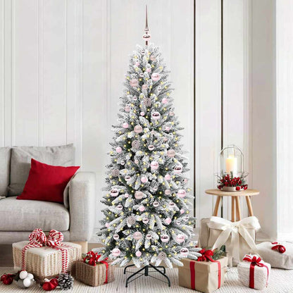 vidaXL Artificial Christmas Tree White 180 cm - 48491