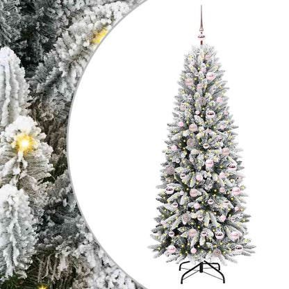 vidaXL Artificial Christmas Tree White 180 cm - 48491