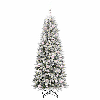 vidaXL Artificial Christmas Tree White 180 cm - 48491