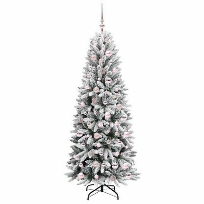vidaXL Artificial Christmas Tree White 180 cm - 48491