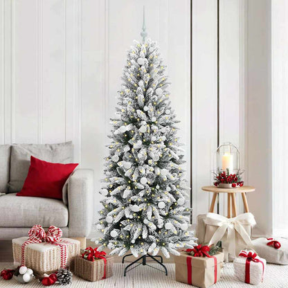 vidaXL Artificial Christmas Tree White 180 cm - 48504