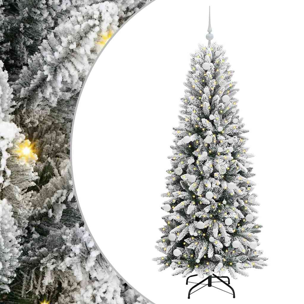 vidaXL Artificial Christmas Tree White 180 cm - 48504