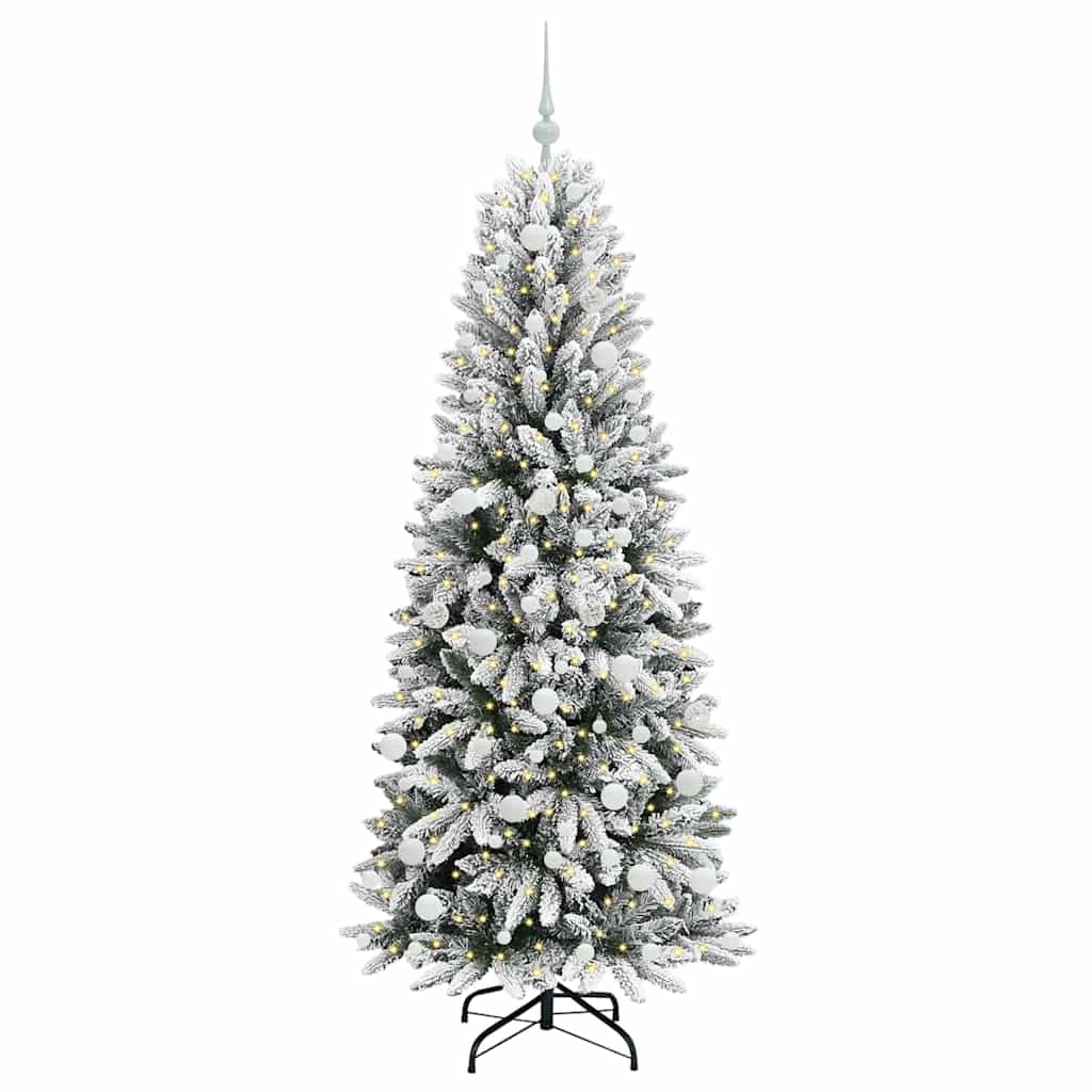 vidaXL Artificial Christmas Tree White 180 cm - 48504
