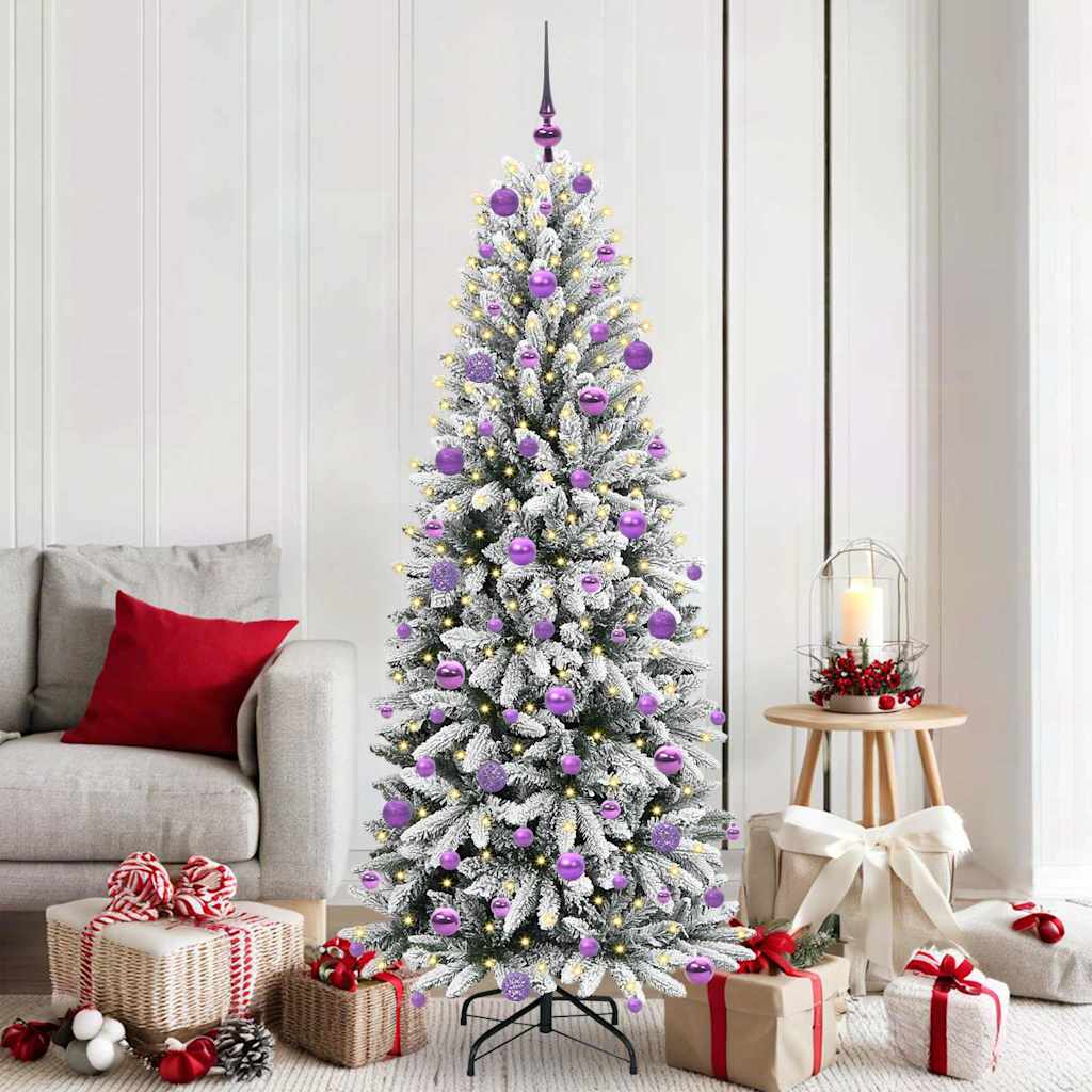 vidaXL Artificial Christmas Tree White 180 cm - 48515