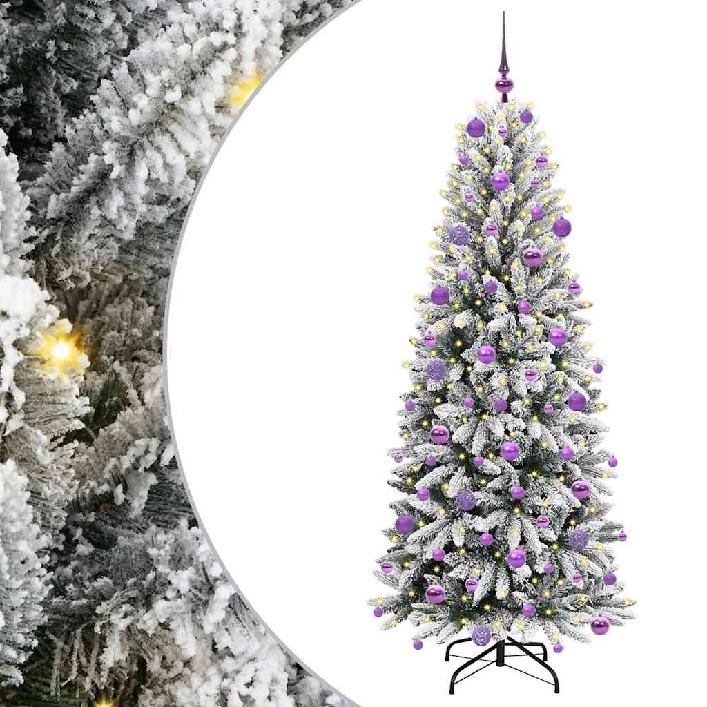 vidaXL Artificial Christmas Tree White 180 cm - 48515