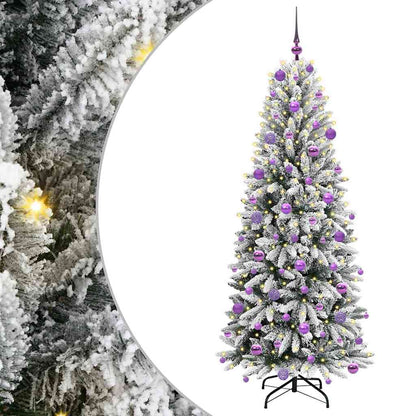 vidaXL Artificial Christmas Tree White 180 cm - 48515