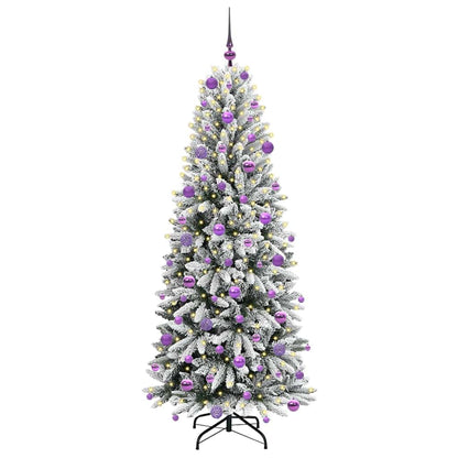 vidaXL Artificial Christmas Tree White 180 cm - 48515