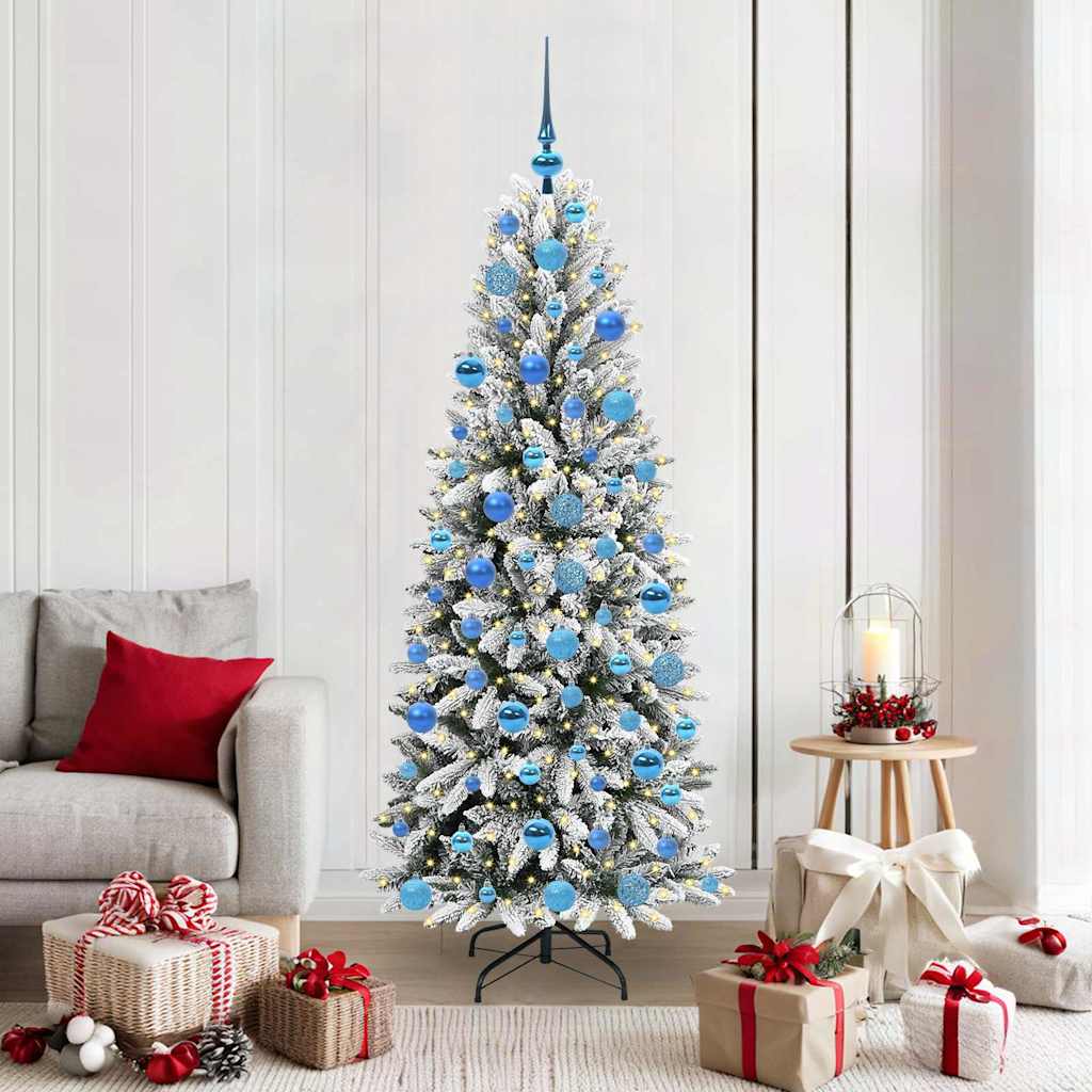 vidaXL Artificial Christmas Tree White 180 cm - 48516