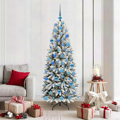 vidaXL Artificial Christmas Tree White 180 cm - 48516