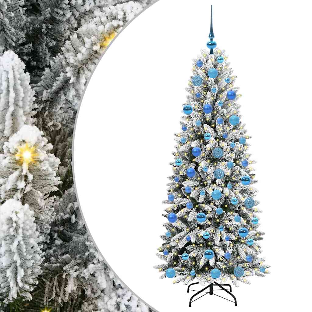 vidaXL Artificial Christmas Tree White 180 cm - 48516