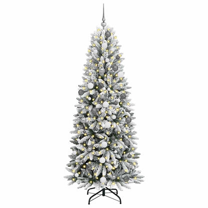 vidaXL Artificial Christmas Tree White 210 cm - 48525