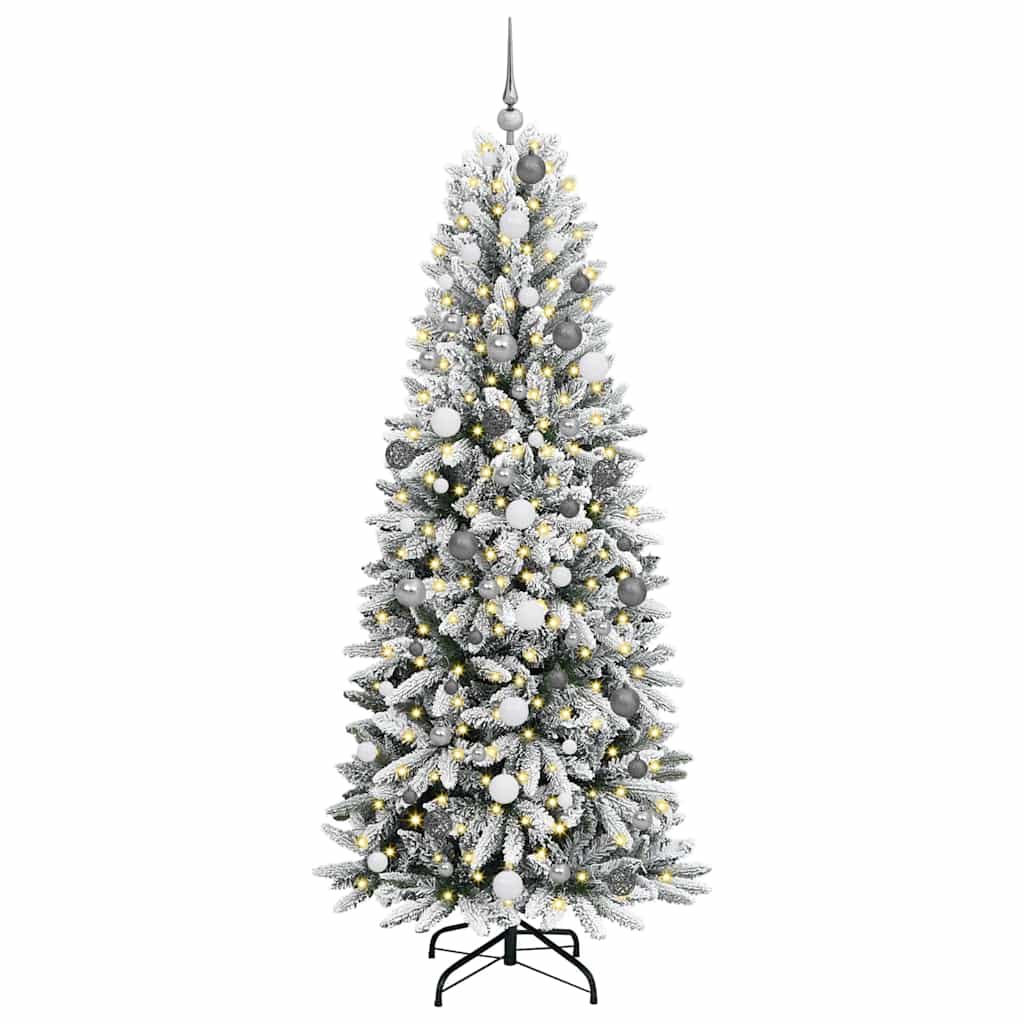 vidaXL Artificial Christmas Tree White 210 cm - 48525