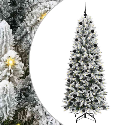 vidaXL Artificial Christmas Tree White 210 cm - 48527