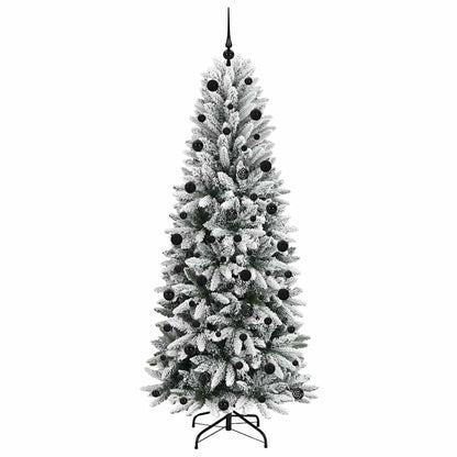 vidaXL Artificial Christmas Tree White 210 cm - 48527