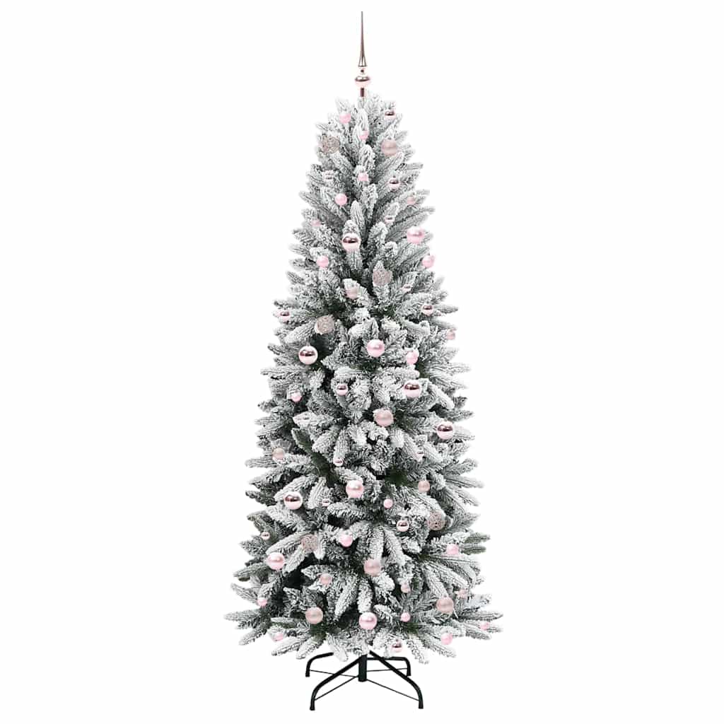 vidaXL Artificial Christmas Tree White 210 cm - 48528