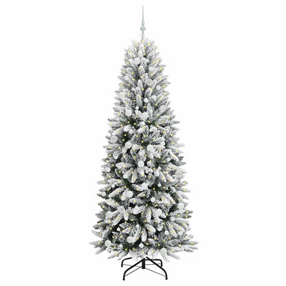 vidaXL Artificial Christmas Tree White 210 cm - 48529