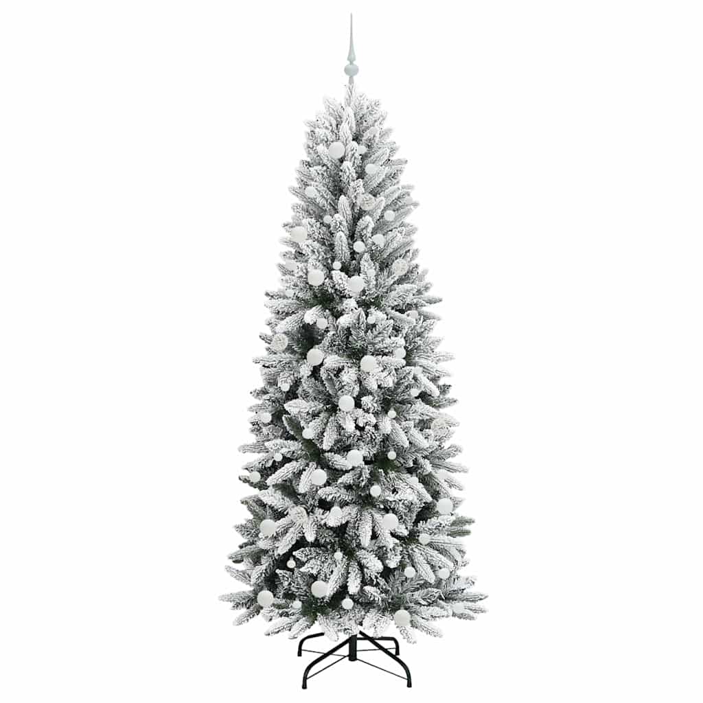 vidaXL Artificial Christmas Tree White 210 cm - 48529