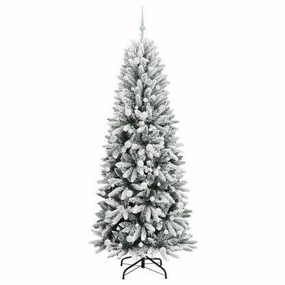 vidaXL Artificial Christmas Tree White 210 cm - 48529
