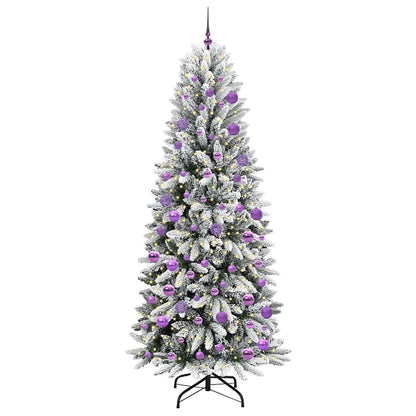 vidaXL Artificial Christmas Tree White 210 cm - 48532