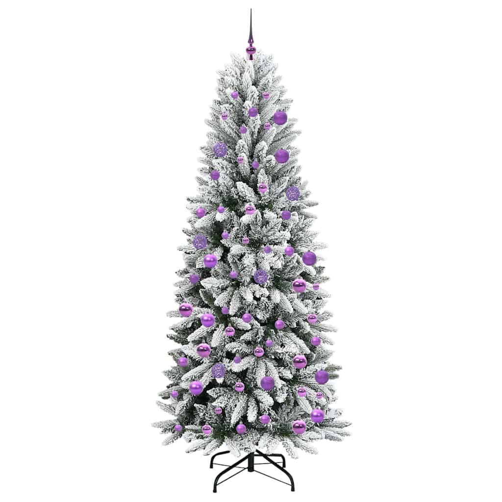 vidaXL Artificial Christmas Tree White 210 cm - 48532
