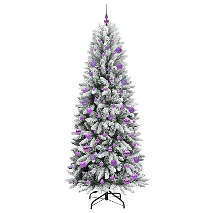 vidaXL Artificial Christmas Tree White 210 cm - 48532