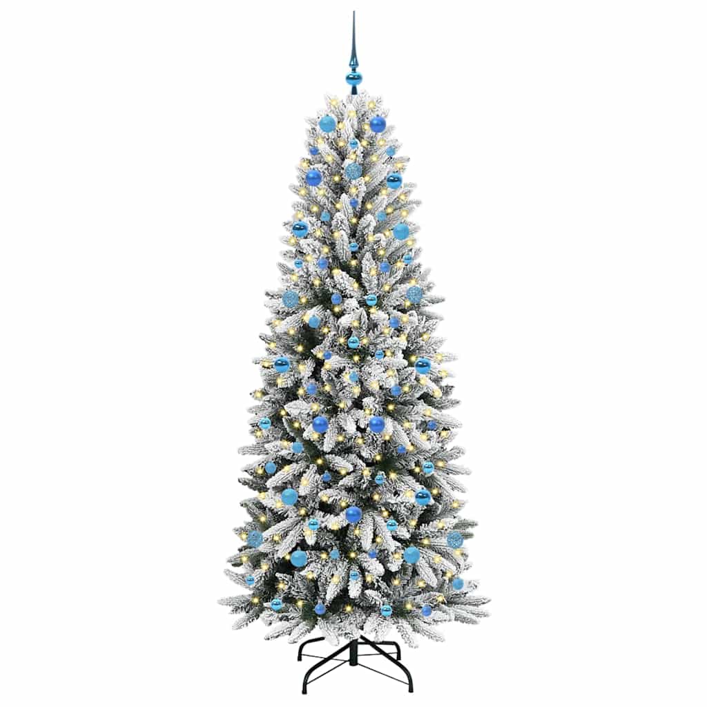 vidaXL Artificial Christmas Tree White 210 cm - 48535