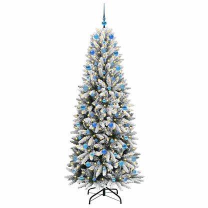 vidaXL Artificial Christmas Tree White 210 cm - 48535