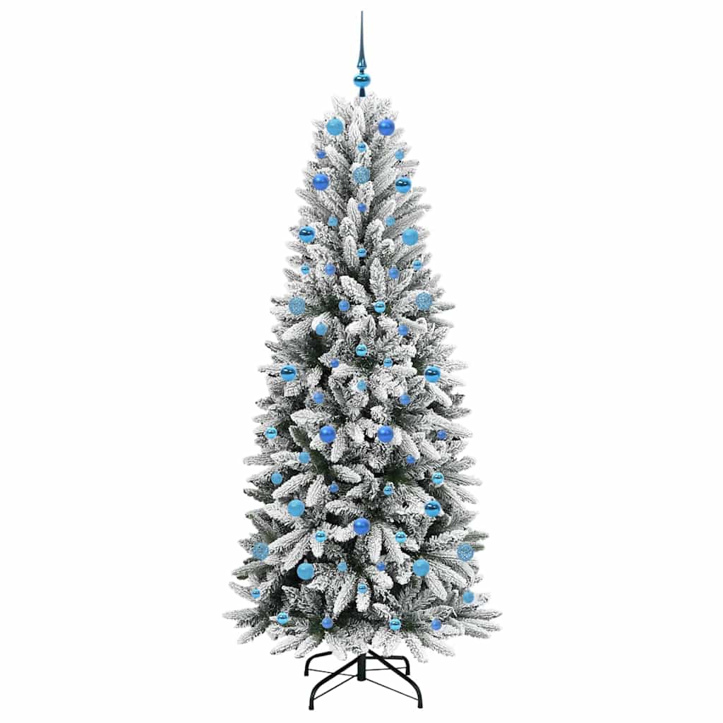 vidaXL Artificial Christmas Tree White 210 cm - 48535