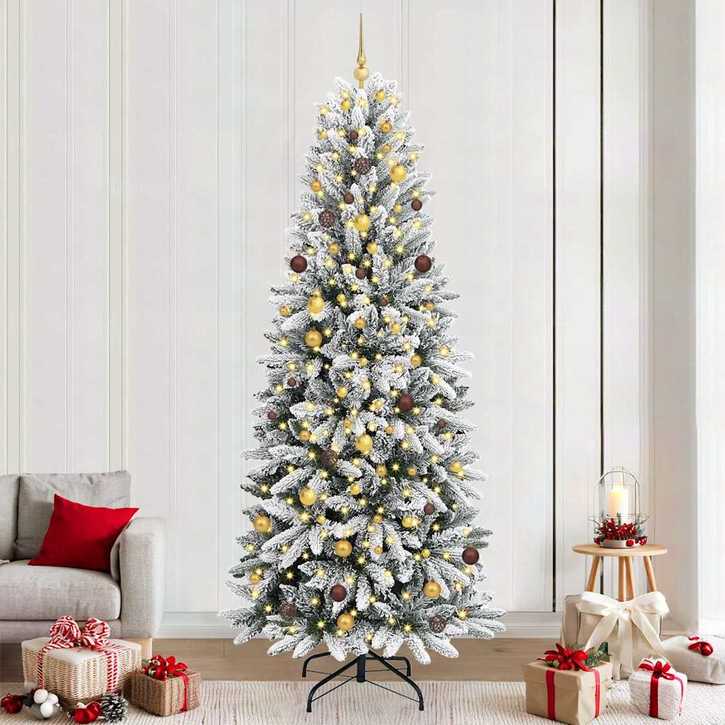 vidaXL Artificial Christmas Tree White 240 cm