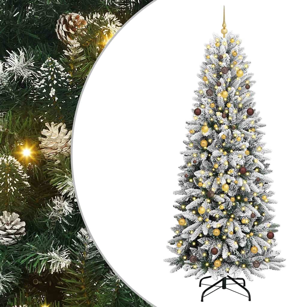 vidaXL Artificial Christmas Tree White 240 cm