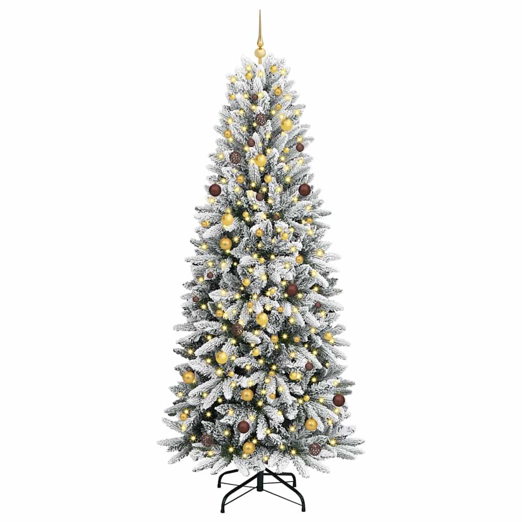 vidaXL Artificial Christmas Tree White 240 cm