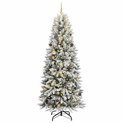 vidaXL Artificial Christmas Tree White 240 cm
