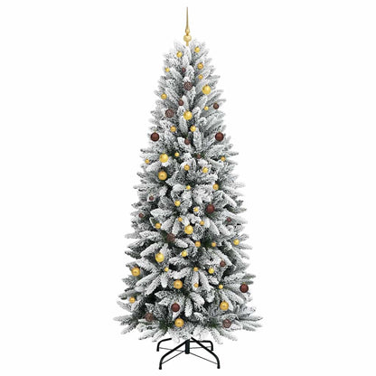 vidaXL Artificial Christmas Tree White 240 cm