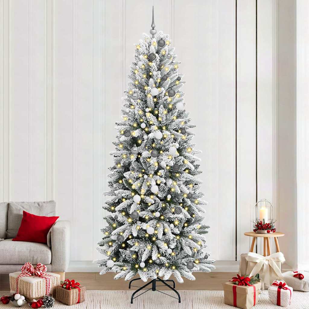 vidaXL Artificial Christmas Tree White 240 cm - 48540