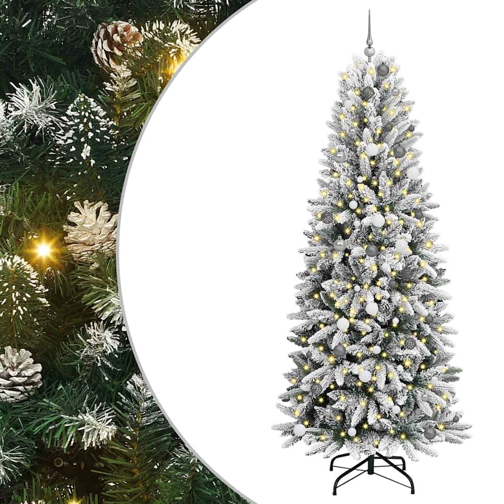 vidaXL Artificial Christmas Tree White 240 cm - 48540