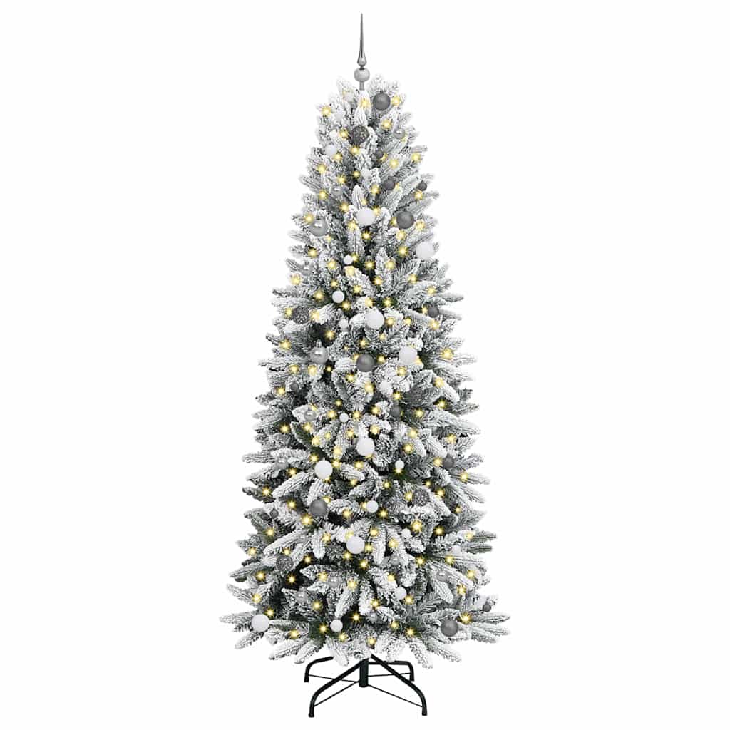vidaXL Artificial Christmas Tree White 240 cm - 48540